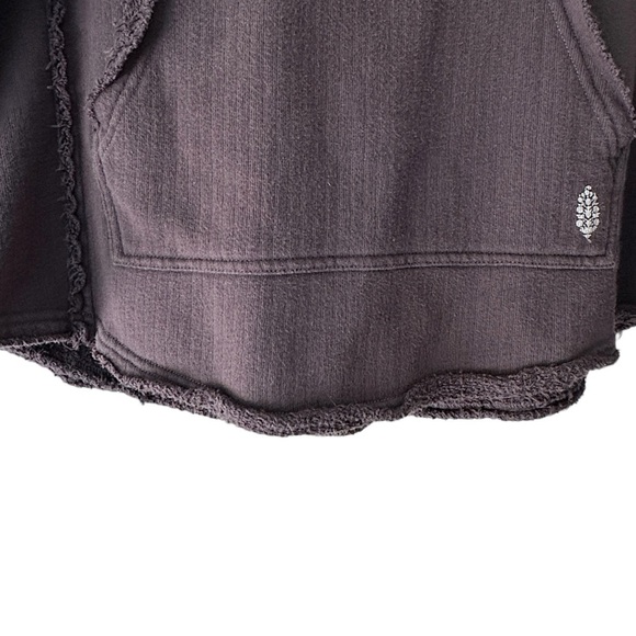 FREE PEOPLE NWOT DREAM CATCHER FP MOVEMENT HOODIE WASHED BLACK | SIZE: SMALL - Picture 5 of 10